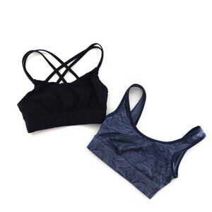 Vie Active Sports Bra Set Of 2 Women XS/S Athleisure Athletic Active Workout Gym